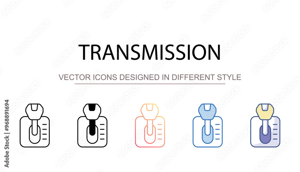 Transmission icon design with white background stock illustration Transmission icon design with white background stock illustration