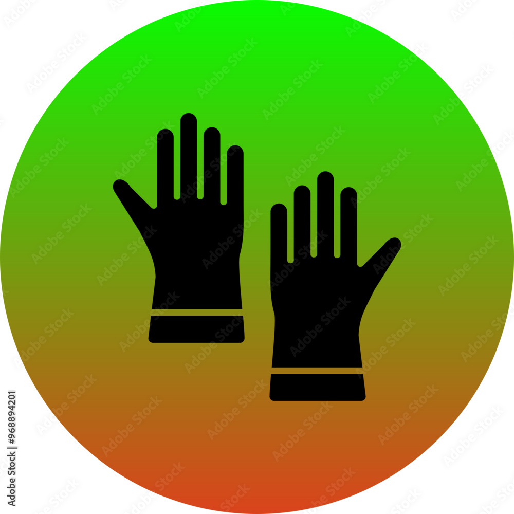 Obraz premium Cleaning Gloves Icon