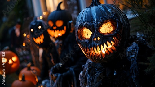 Cross niche Halloween themes with creative costumes and spooky designs photo