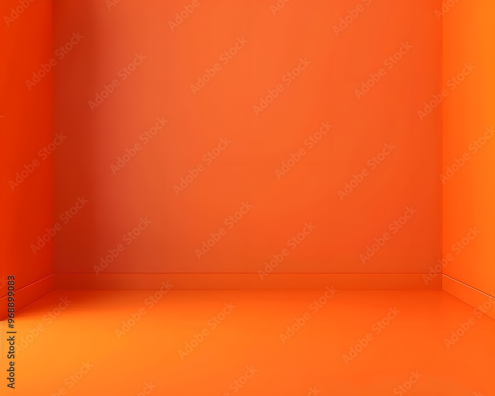 orange empty studio room background for product display, presentation, or design mock-up in a minimal concept orange empty studio room background for product display, presentation, or design mock-up in a minimal concept