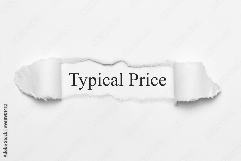 Fototapeta premium Typical Price 