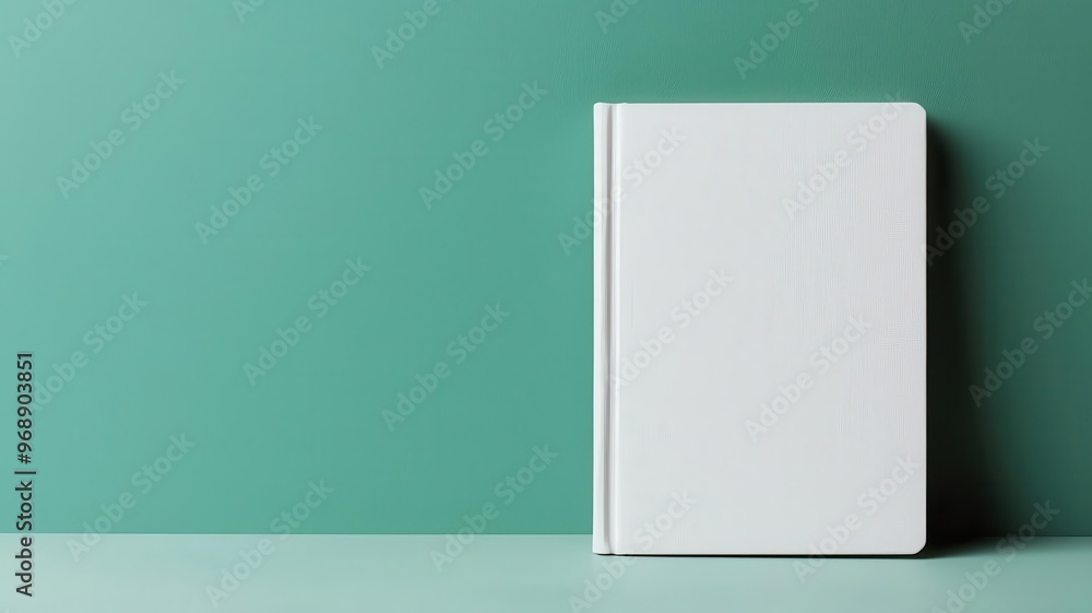 Paperback book mockup with a customizable cover leaning against a wall, Book mockup, minimalist style, branding Paperback book mockup with a customizable cover leaning against a wall, Book mockup, minimalist style, branding