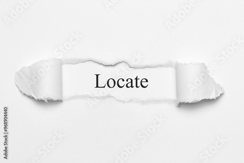 Locate	
 photo