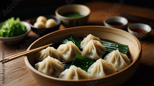 Japanese traditional food Mitarai dumplings.