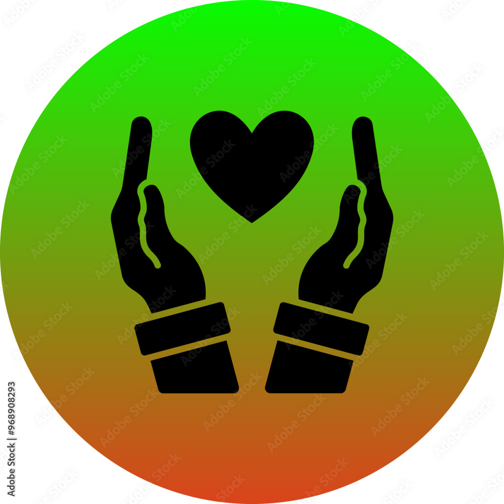Obraz premium Give Love Icon