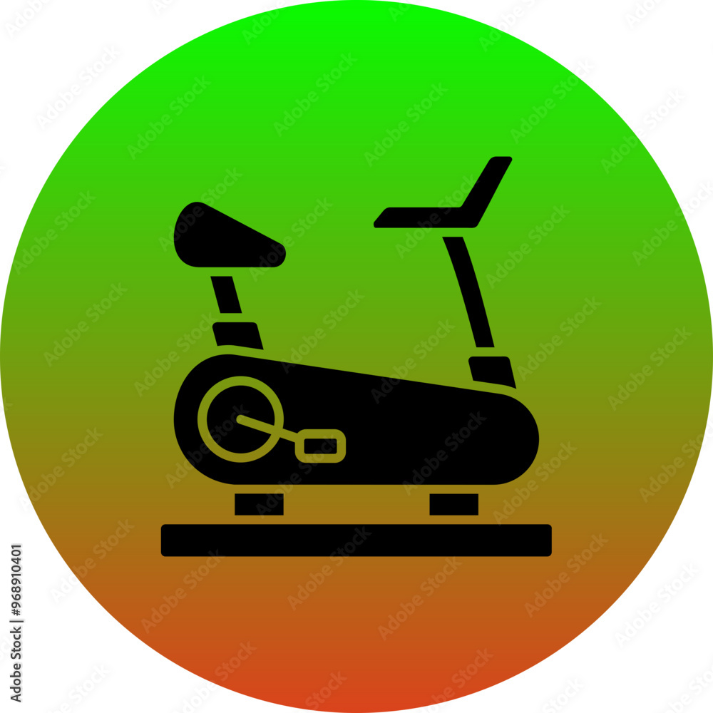Stationary Bike Icon Stationary Bike Icon