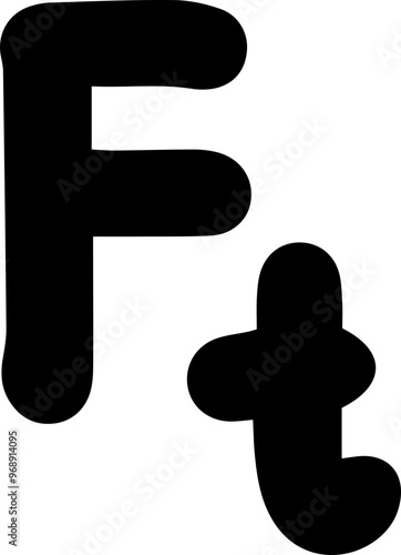 Physics mechanics Equations symbols hand written force of friction