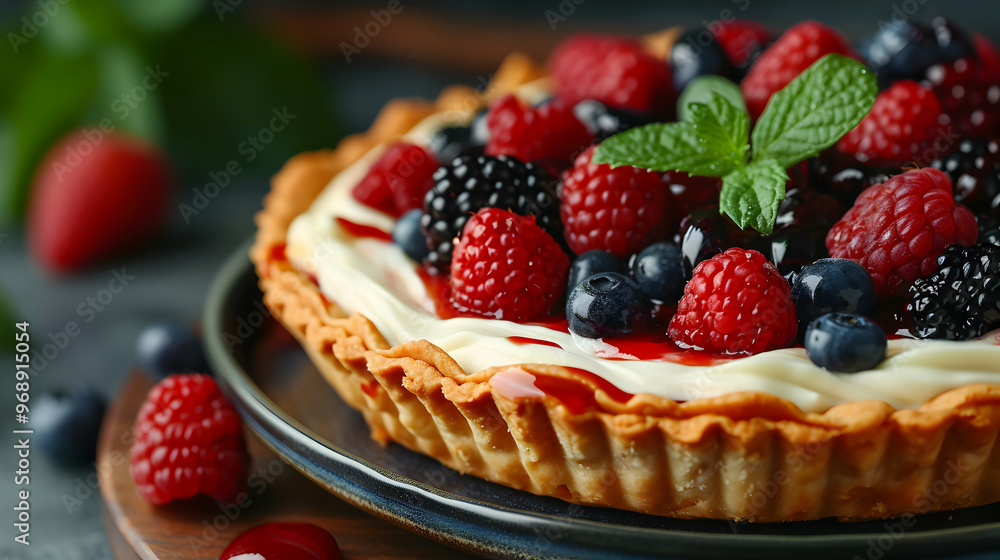 cake with berries cake with berries