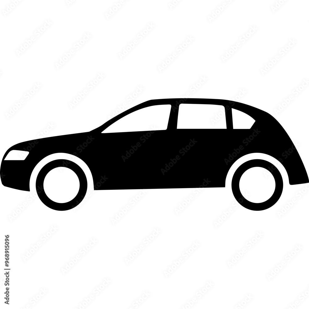 Fototapeta premium Juke Car Silhouette