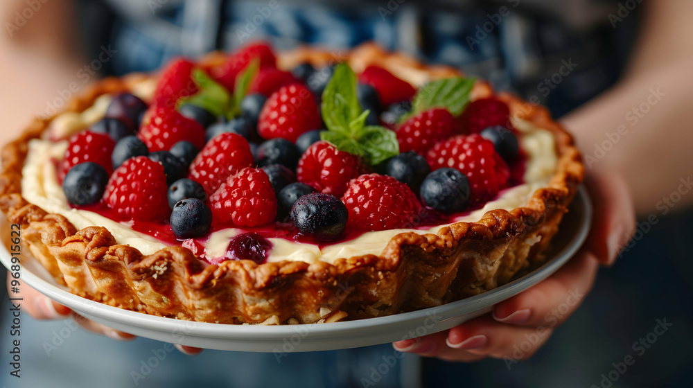 cake with berries cake with berries