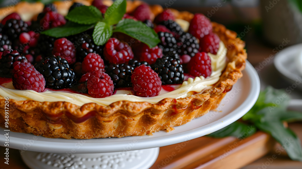Summer Berry Tart 
