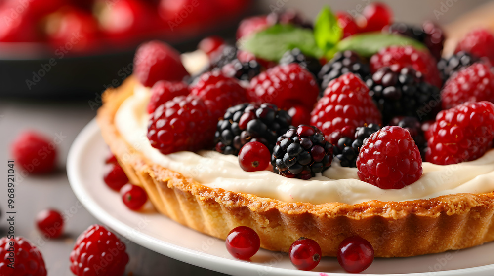 Summer Berry Tart Industrial Setting Laser Show Summer Berry Tart Industrial Setting Laser Show