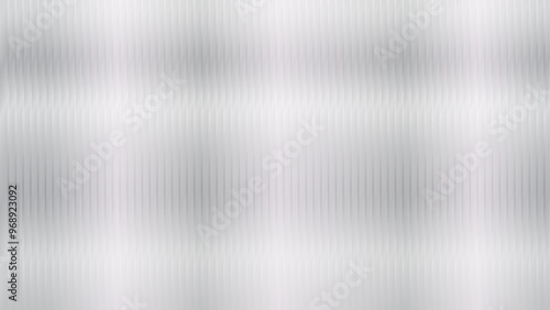 White and grey ribbed glass texture, showcasing a frosted gray acrylic surface with a wavy, reeded effect. A close-up view of a fluted door window adds depth to the design—vector illustration.