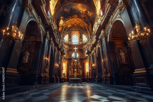 Interior of a Grand Cathedral