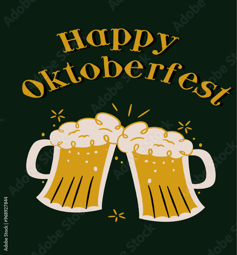 Panorama poster to celebrate the Oktoberfest Beer Festival