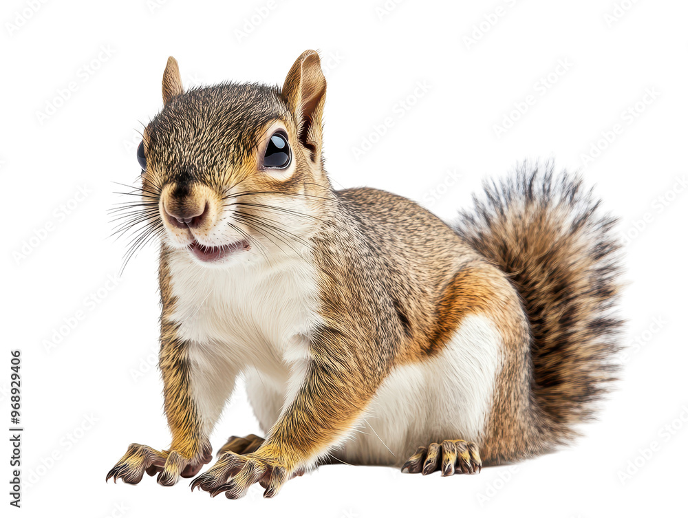 Cute squirrel isolated on transparent background Cute squirrel isolated on transparent background