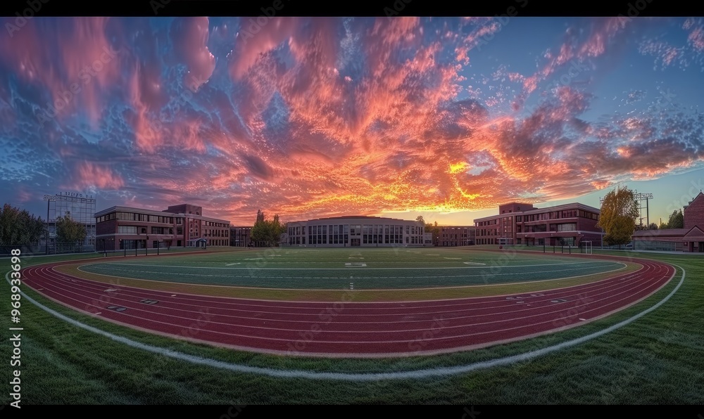 High school stadium High school stadium