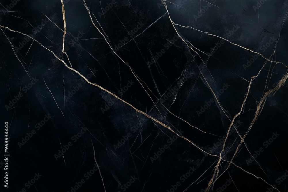 Elegant Display of Marble with Golden Veins