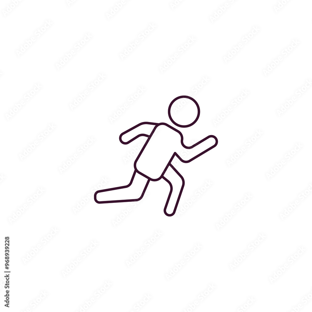 ready human outline icon. Linear vector from feelings concept. Thin line ready human icon isolated on white background ready human outline icon. Linear vector from feelings concept. Thin line ready human icon isolated on white background