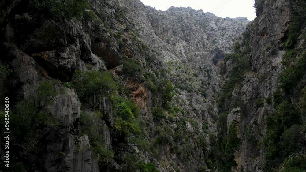 Scenic nature of Mallorca, rocky mountains with bushes and trees, Spain, 4k Scenic nature of Mallorca, rocky mountains with bushes and trees, Spain, 4k