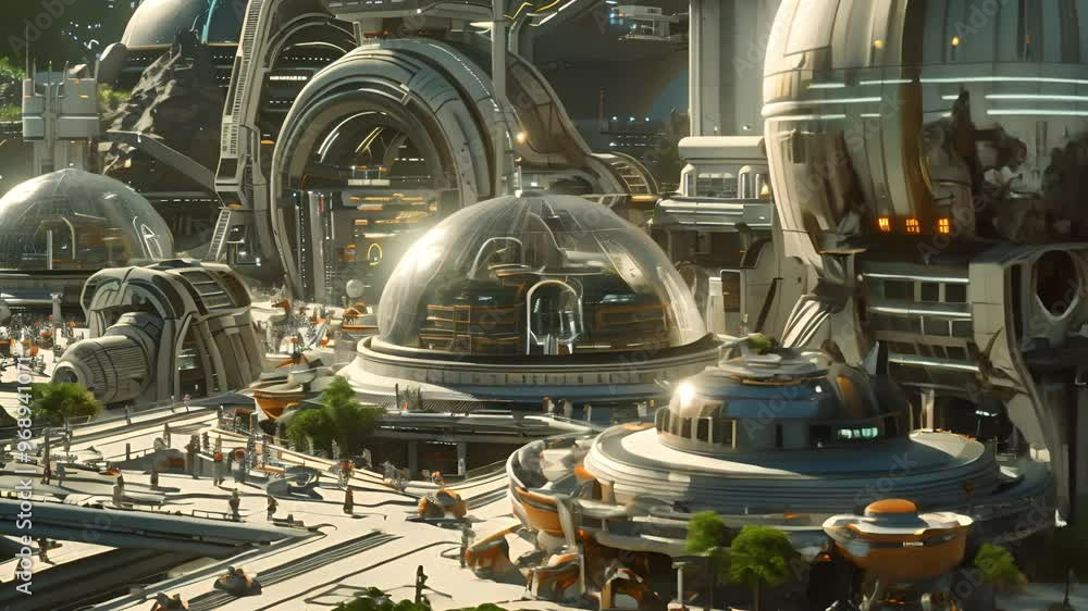 Futuristic Cityscape A Vision of Tomorrow Futuristic Cityscape A Vision of Tomorrow