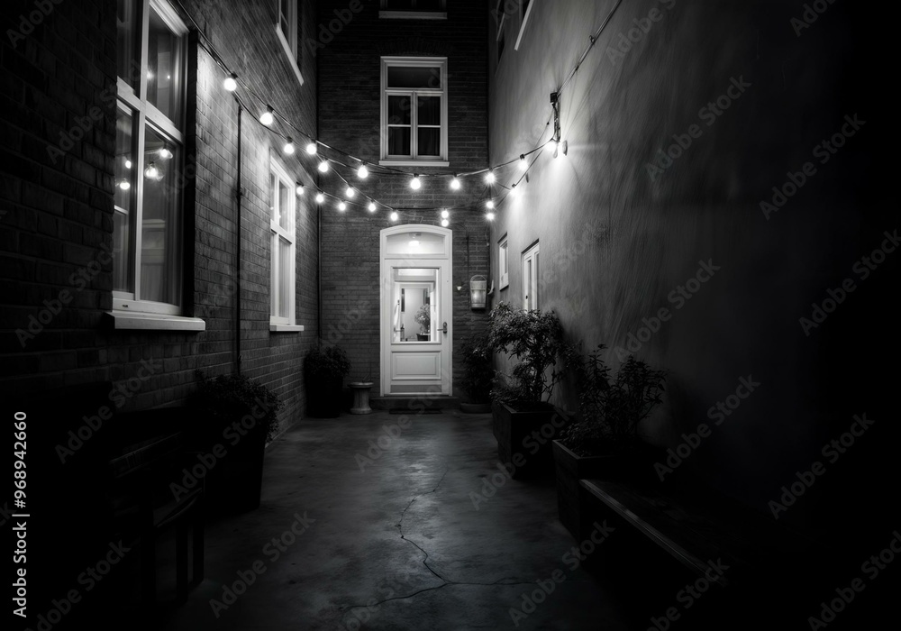 Fototapeta premium patio lights