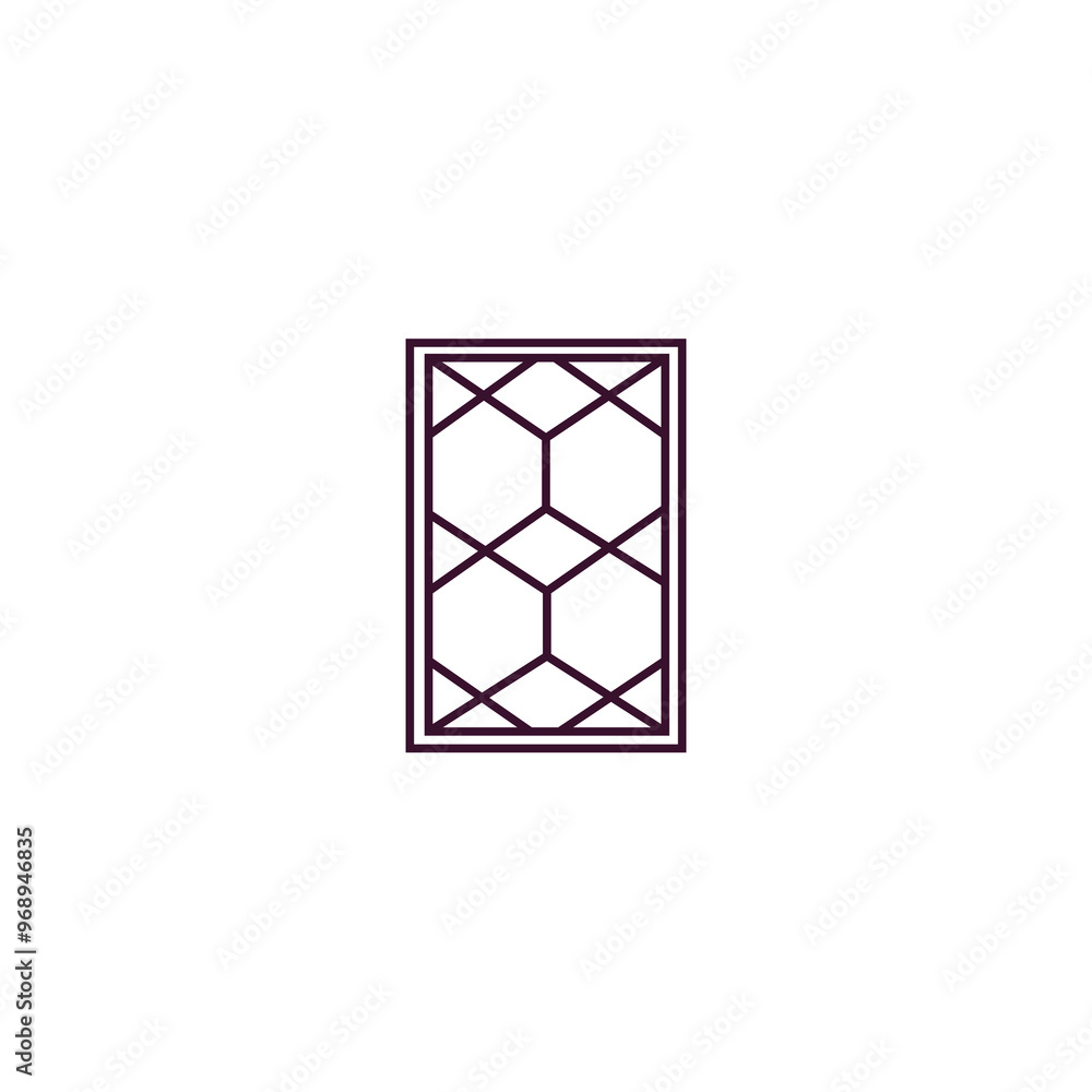 rug outline icon. Linear vector from furniture concept. Thin line rug icon isolated on white background rug outline icon. Linear vector from furniture concept. Thin line rug icon isolated on white background