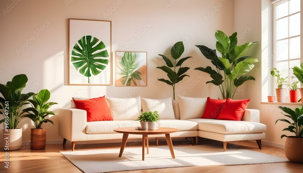 Photo modern style interior room 3d illustration Interior,Kitchen,Washrooms frame living room with colorful white sofa,led with blank frame Photo modern style interior room 3d illustration Interior,Kitchen,Washrooms frame living room with colorful white sofa,led with blank frame