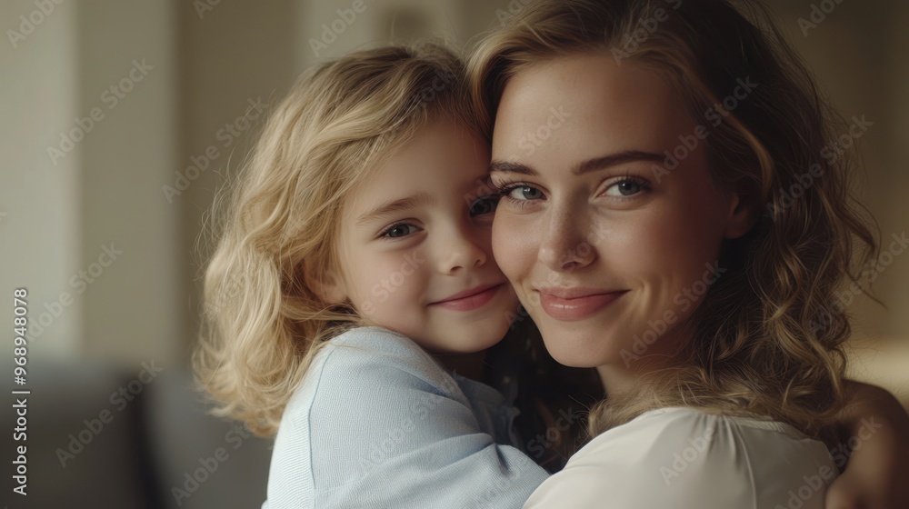The Mother and Daughter Embrace The Mother and Daughter Embrace