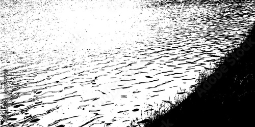 Bilde på lerret The water surface and slight waves
