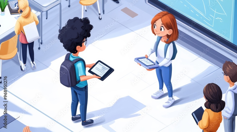A group of a bunch of people standing around talking to each other, AI A group of a bunch of people standing around talking to each other, AI