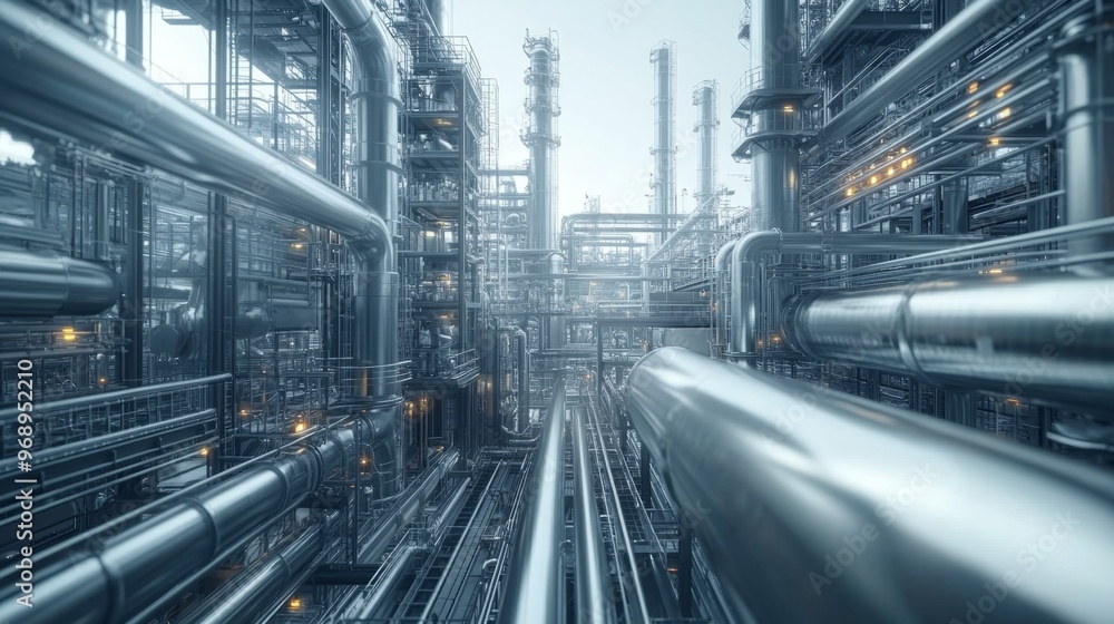 Industrial Pipeline Maze. Industrial Pipeline Maze.