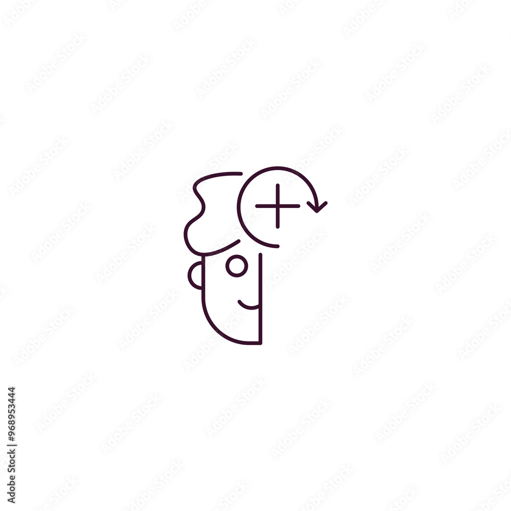 deformity outline icon. Linear vector from ai and tech concept. Thin line deformity icon isolated on white background deformity outline icon. Linear vector from ai and tech concept. Thin line deformity icon isolated on white background