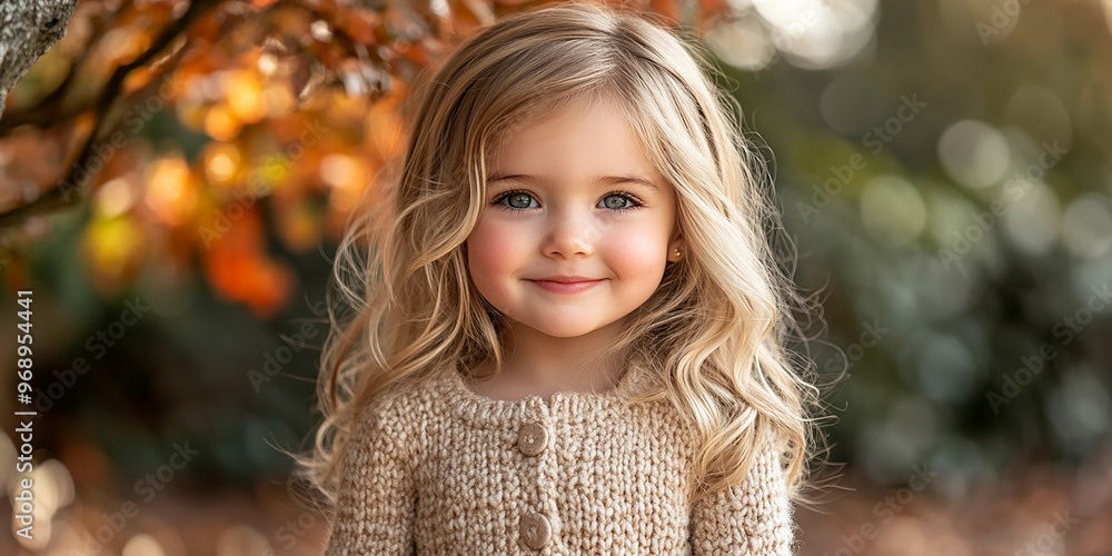 Portrait of a beautiful little girl looking at the camera Portrait of a beautiful little girl looking at the camera