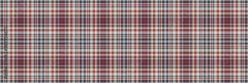 Glamor plaid seamless background, celtic texture pattern textile. Hispanic fabric vector check tartan in silver and red colors.