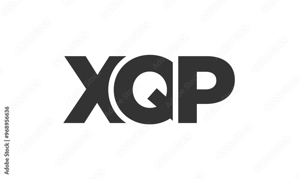 XQP logo design template with strong and modern bold text. Initial based vector logotype featuring simple and minimal typography. Trendy company identity. XQP logo design template with strong and modern bold text. Initial based vector logotype featuring simple and minimal typography. Trendy company identity.