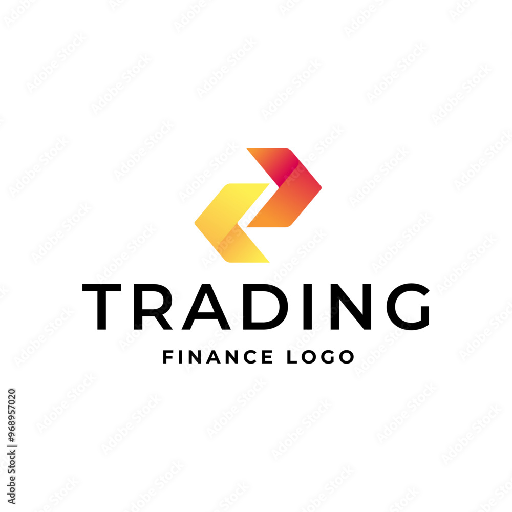 Trading, trade, currency investment logo design. Trading, trade, currency investment logo design.