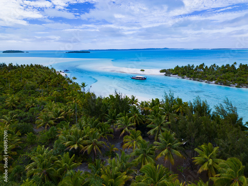 Foto Vaka Cruise at One Foot Island in Aitutaki, Cook Islands