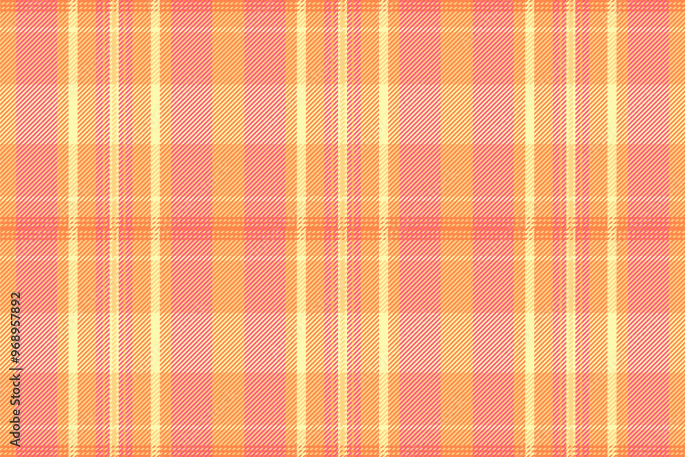 Silky vector texture fabric, marketing background textile seamless. School check pattern plaid tartan in amber and orange colors. Silky vector texture fabric, marketing background textile seamless. School check pattern plaid tartan in amber and orange colors.