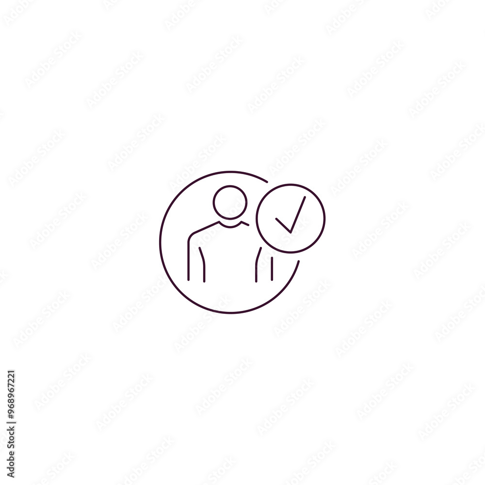 candidate outline icon. Linear vector from human resources concept. Thin line candidate icon isolated on white background candidate outline icon. Linear vector from human resources concept. Thin line candidate icon isolated on white background
