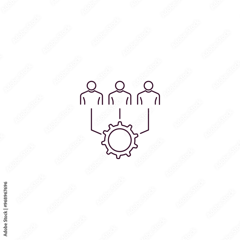 onboarding outline icon. Linear vector from human resources concept. Thin line onboarding icon isolated on white background onboarding outline icon. Linear vector from human resources concept. Thin line onboarding icon isolated on white background