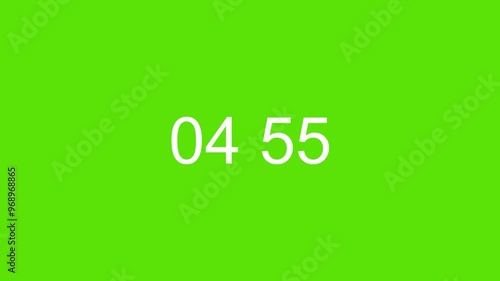 5 min Countdown | Timer Animation 