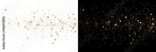 PNG Abstract glitter particles background