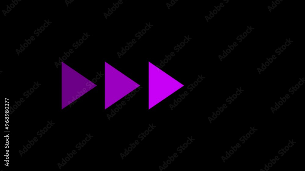 Right futuristic arrow sign. arrow sign. Set of purple neon arrows on black background. Right futuristic arrow sign. arrow sign. Set of purple neon arrows on black background.
