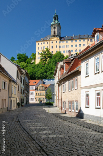 Obraz na płótnie Schloss Heidecksburg, Rudolstadt, Thüringen, Deutschland, Europa w salonie