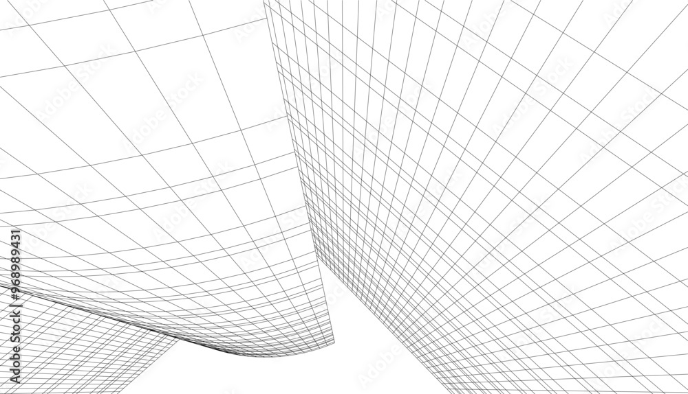 architecture building vector 3d drawing architecture building vector 3d drawing