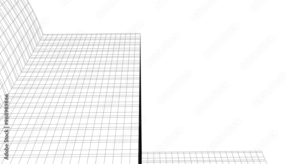 architecture building vector 3d drawing architecture building vector 3d drawing