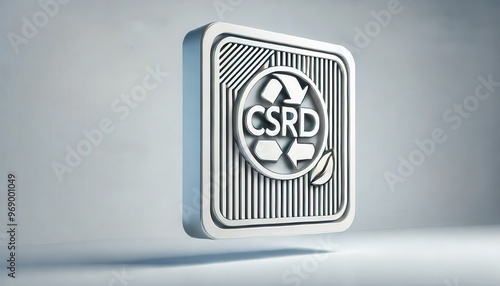 3D Corporate Sustainability Reporting Directive (CSRD) Logo photo