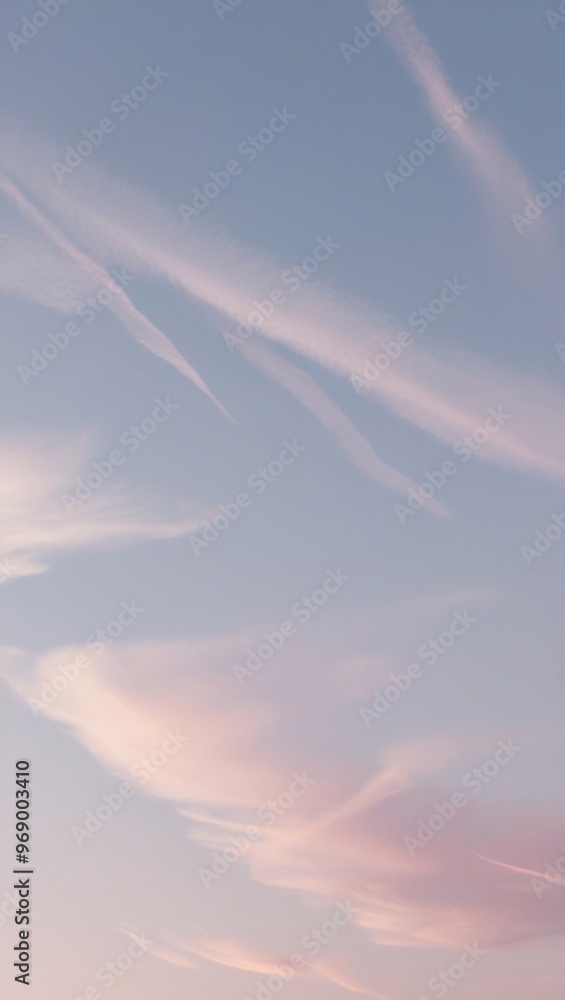 Beautiful sky with pink clouds Beautiful sky with pink clouds