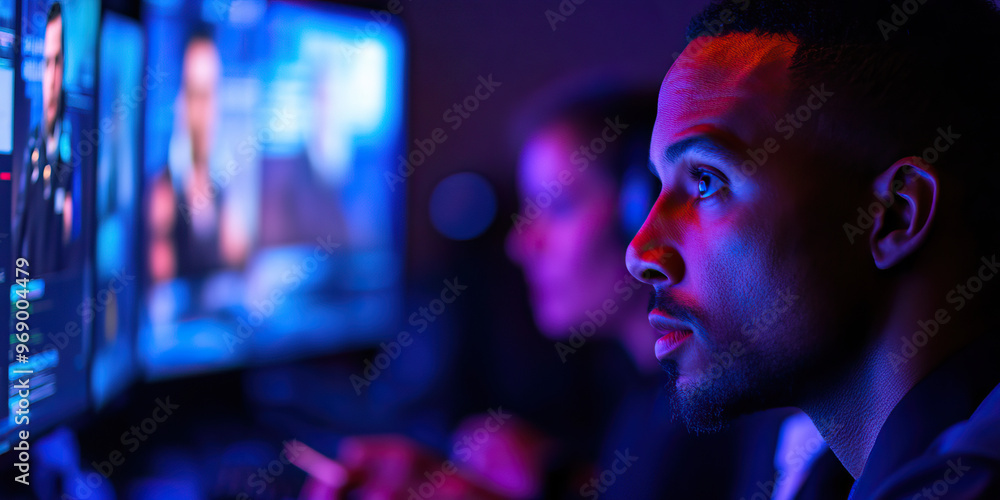 FBI's Cybercrime Defense: A team of experts, eyes glued to monitors, working to thwart a global hacking attack. FBI's Cybercrime Defense: A team of experts, eyes glued to monitors, working to thwart a global hacking attack.